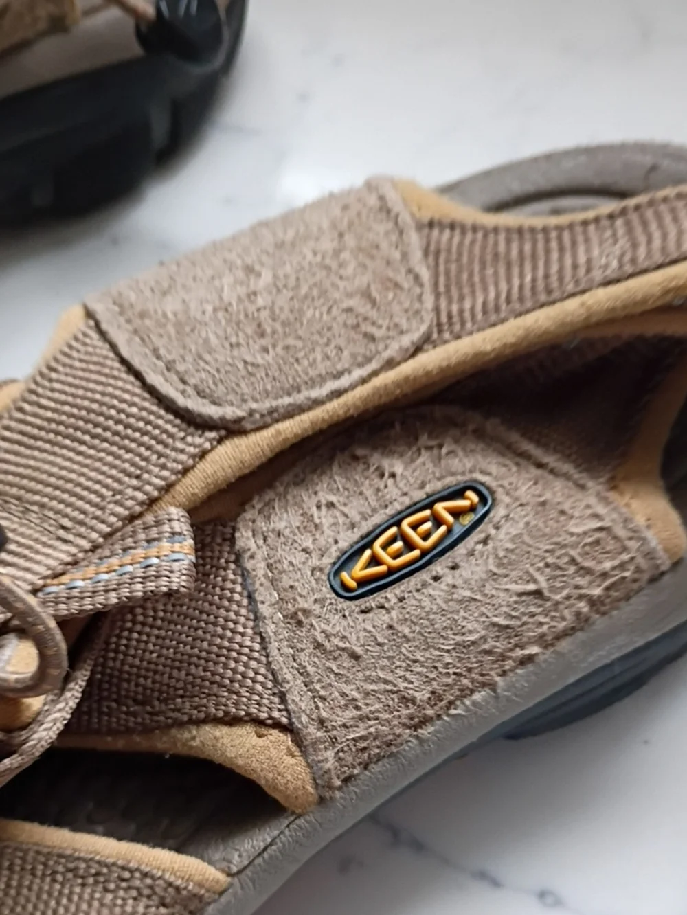 Keen Brown and Black Closed-Toe Outdoor Sandals